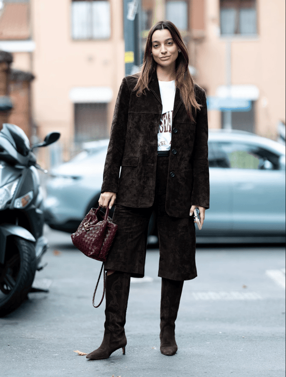 Замша в одязі набирає все більшої популярності