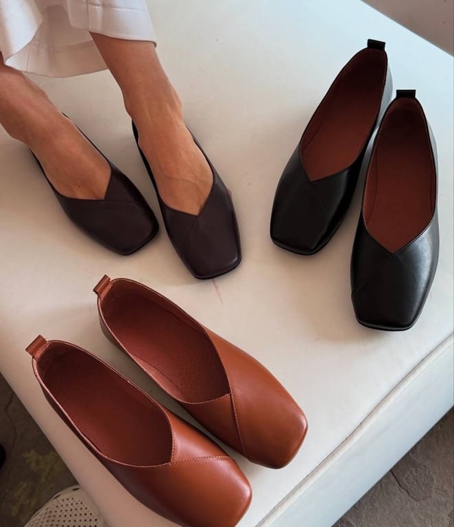 Stylish ballet shoes worthy of attention