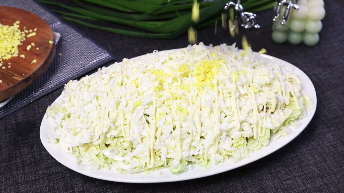 рецепт салату мімоза з тунцем