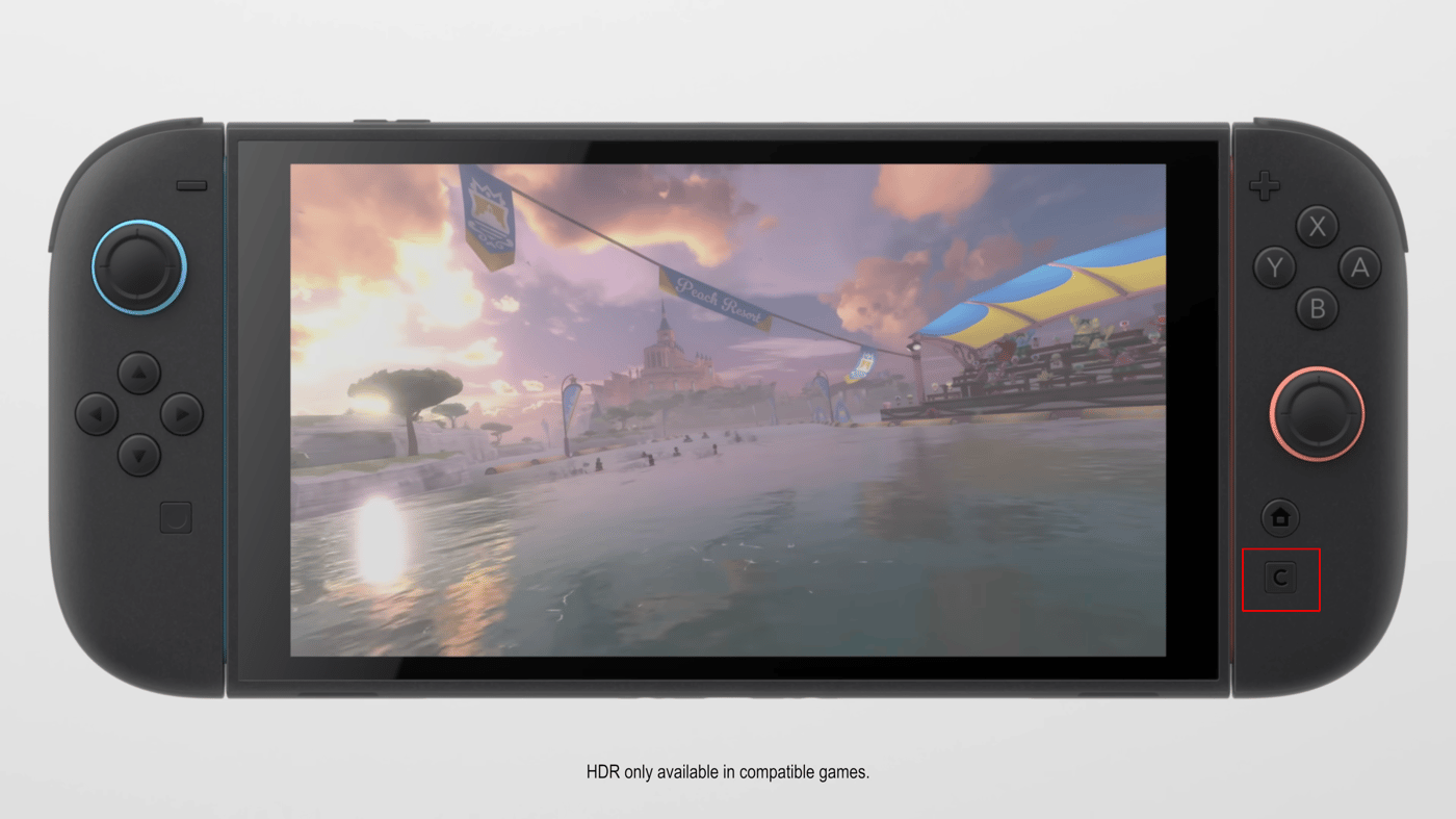 Кнопка С в Nintendo Switch 2