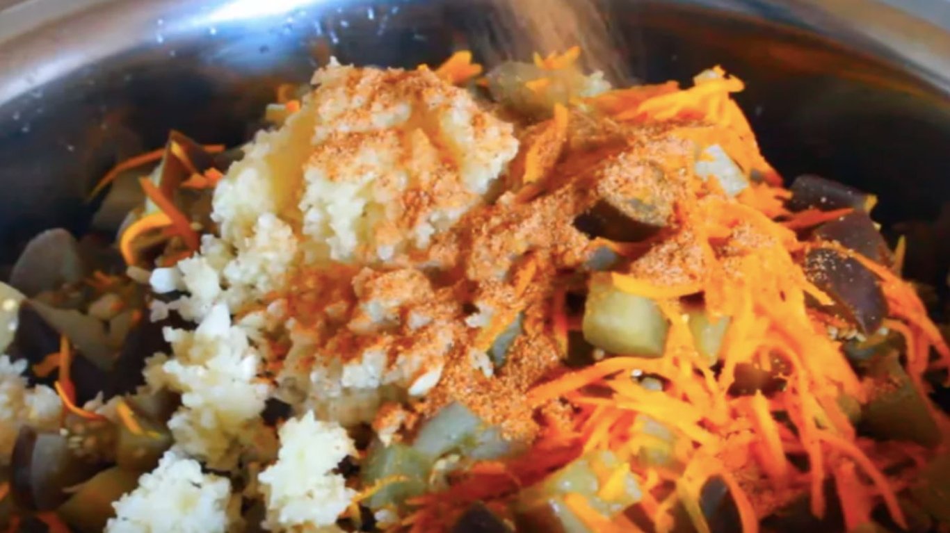 консервация на зиму из баклажан 