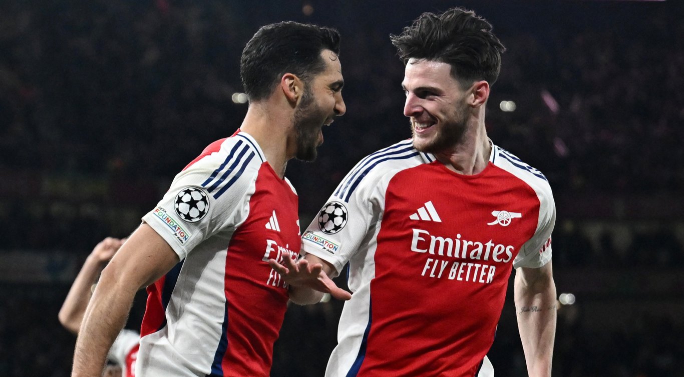 Деклан Райс и Микель Мерино