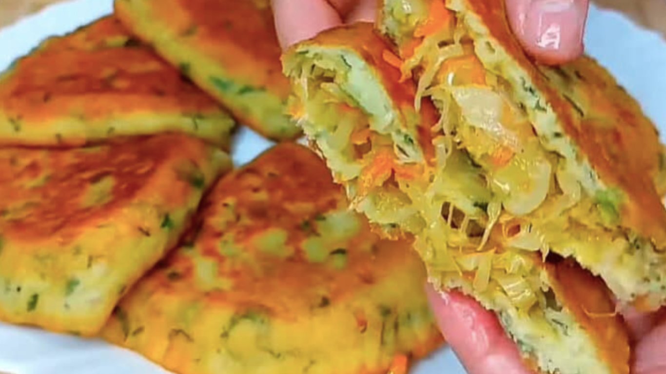 картопляні пиріжки з капустою