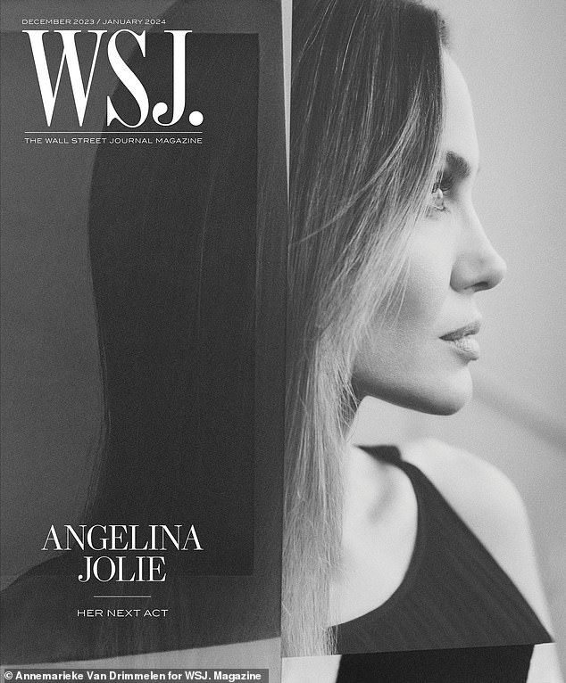 Актриса Анджелина Джоли. Фото: Annemarieke Van Drimmelen for WSJ.Magazine