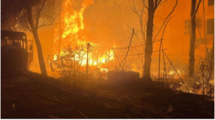 РФ ночью атакувала Одесчину — сгорела база отдыха - 285x160