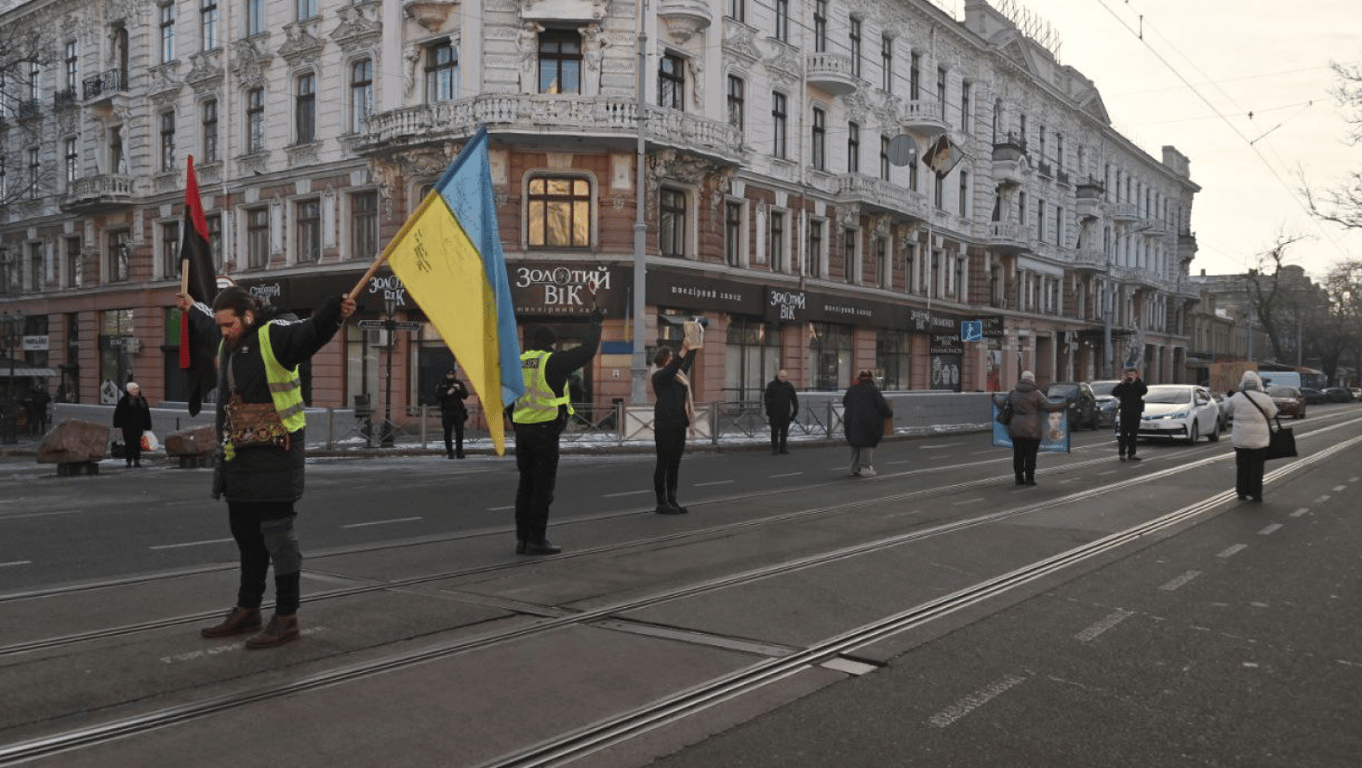 Хвилина мовчання в Одесі