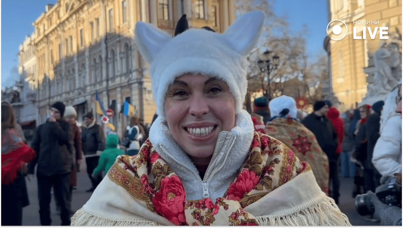 У центрі Одеси заспівали коляду