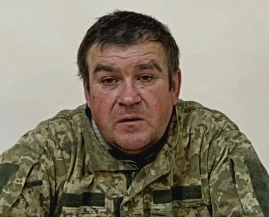 Пограничник Николай Ганжа, которого россияне забрали в плен