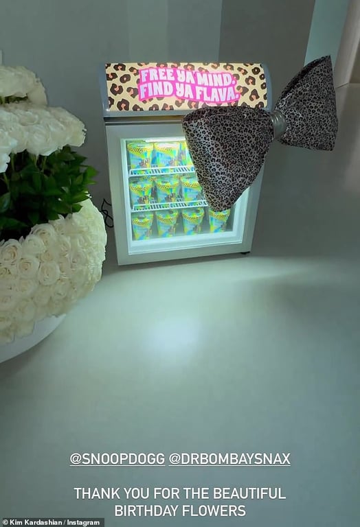 Кім Кардаш’ян отримала подарунок від репера. Фото: instagram.com/kimkardashian/?hl=ru