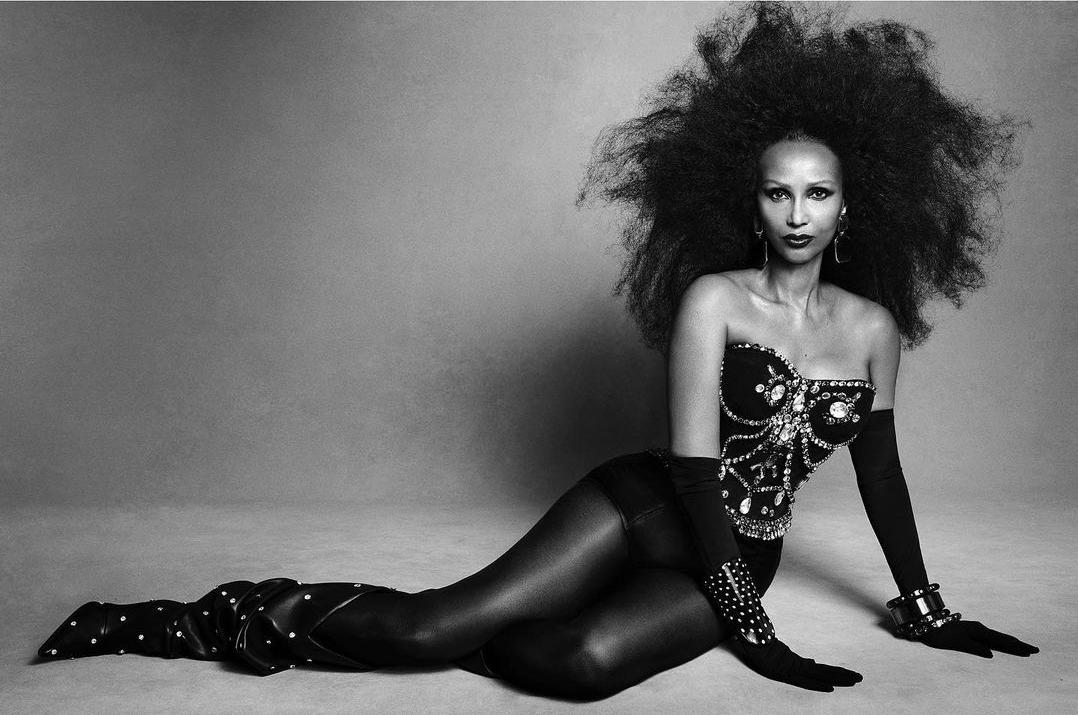 Модель Іман. Фото: instagram.com/luigiandiango/