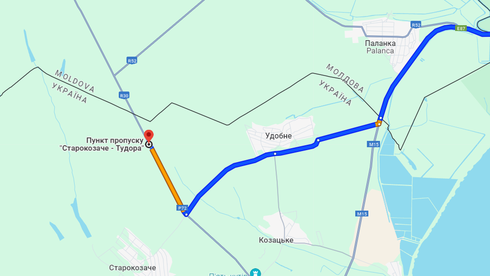 Черги на КПП "Старокозаче — Тудора" 20 липня