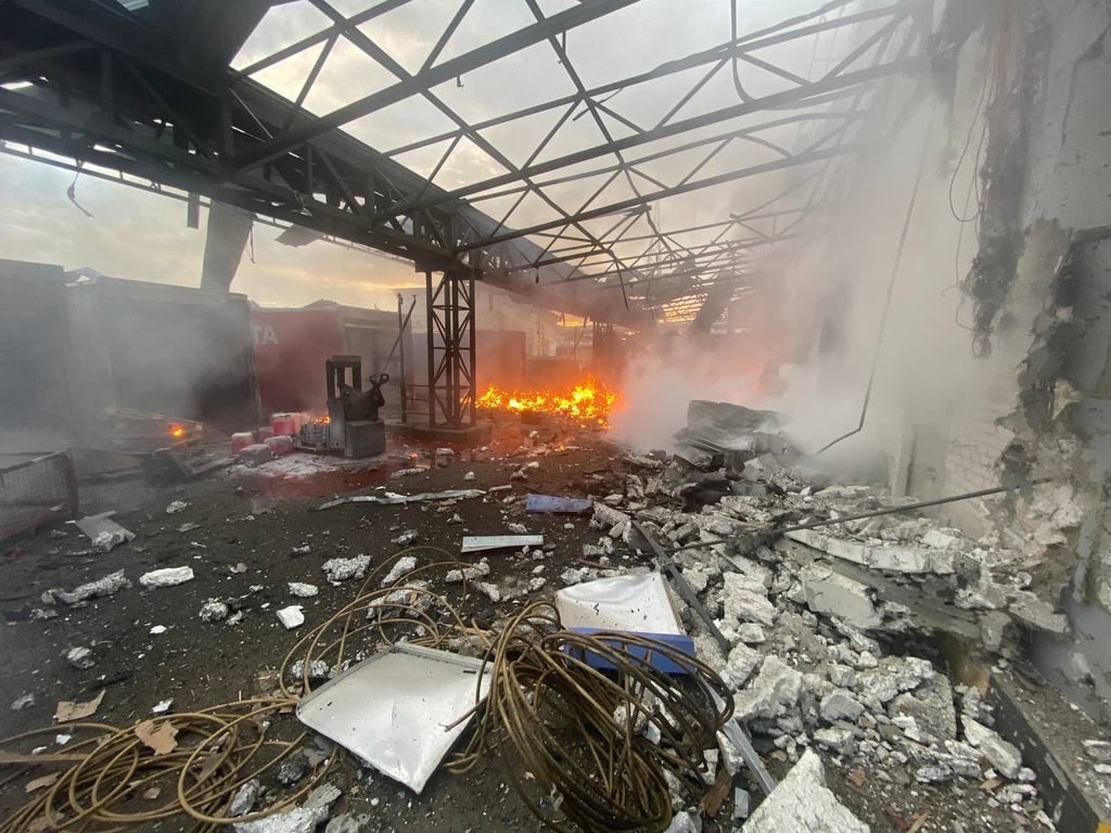 Удар по Новій пошті в Харкові 19 травня