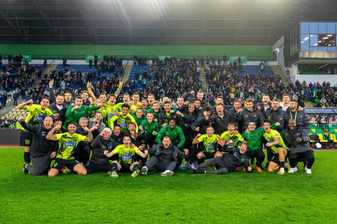 Игроки Полесья Житомир