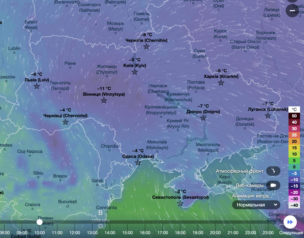 Температурна карта