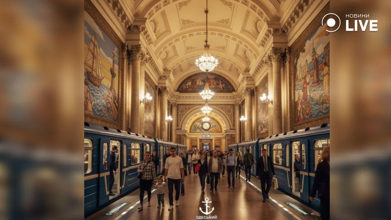 Метро в Одесі очима ШІ