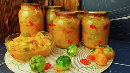 Салат из зеленых помидоров на зиму — это тот самый рецепт - 285x160