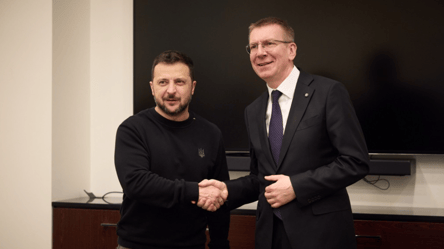 Зеленський зустрівся з президентом Латвії — про що домовилися - 285x160