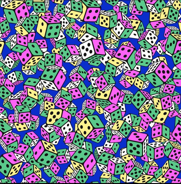 Интересная оптическая головоломка с игральными кубиками - найдите аномалию за 15 секунд - фото 1