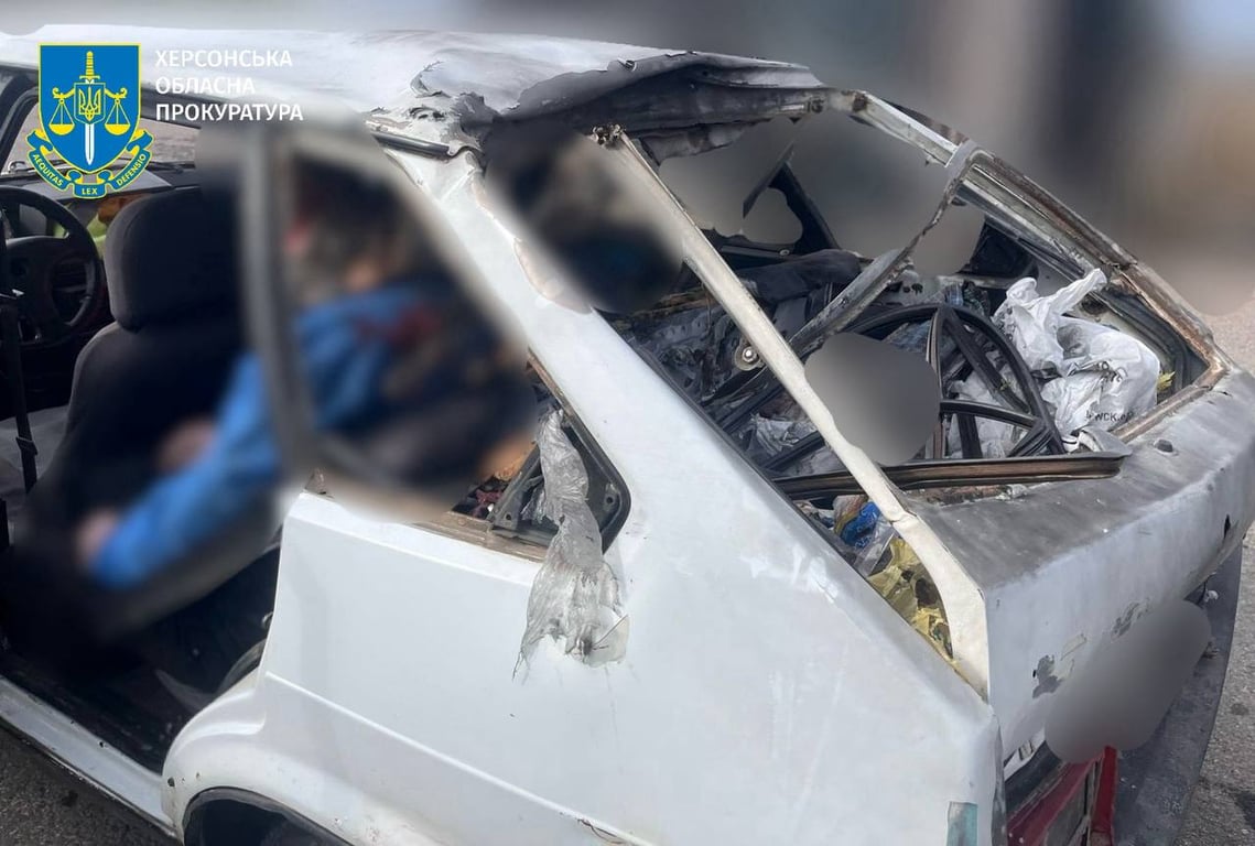 Поблизу Берислава на Херсонщині російський дрон влучив в авто