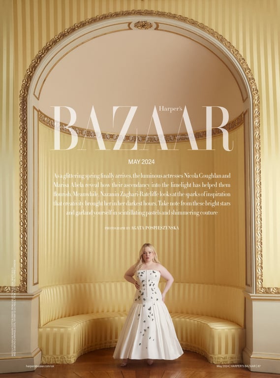 Акторка Нікола Коклан. Фото: Harper's Bazaar UK