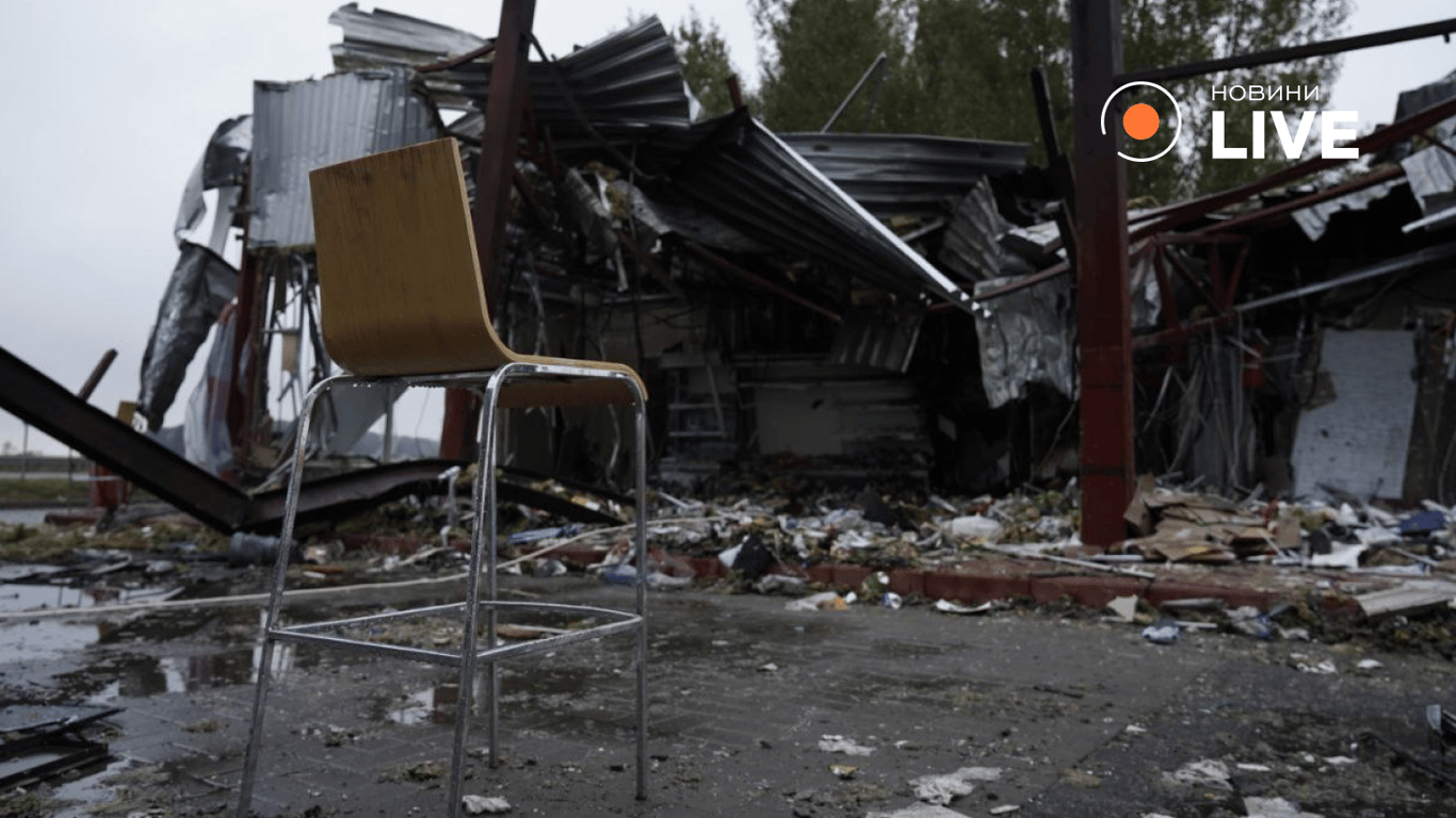 Удар по АЗС на Полтавщині - фото