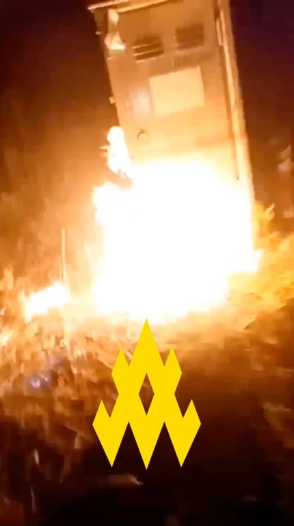 Підпал релейної шафи