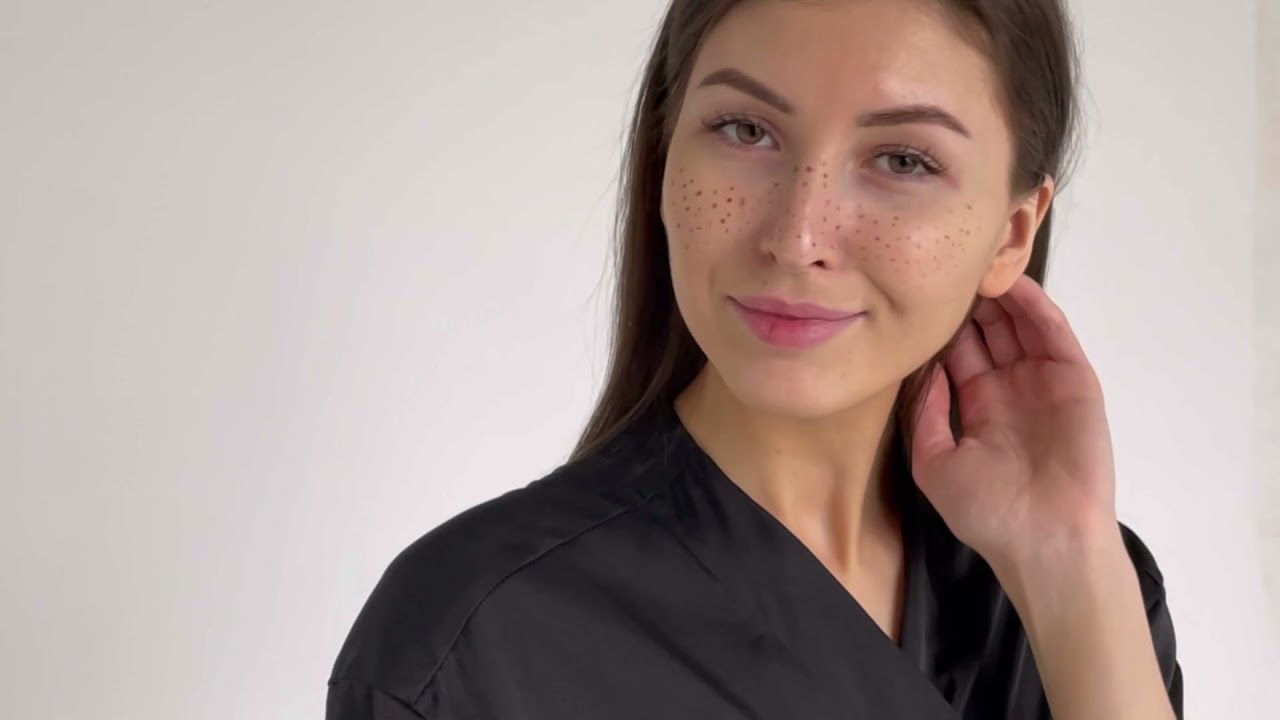 Рисование веснушек на лицо автозагара