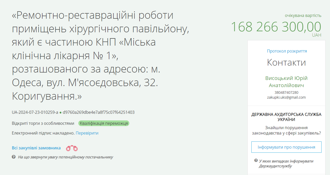 Ужасные кадры из отделения Одесской городской больницы - фото 1