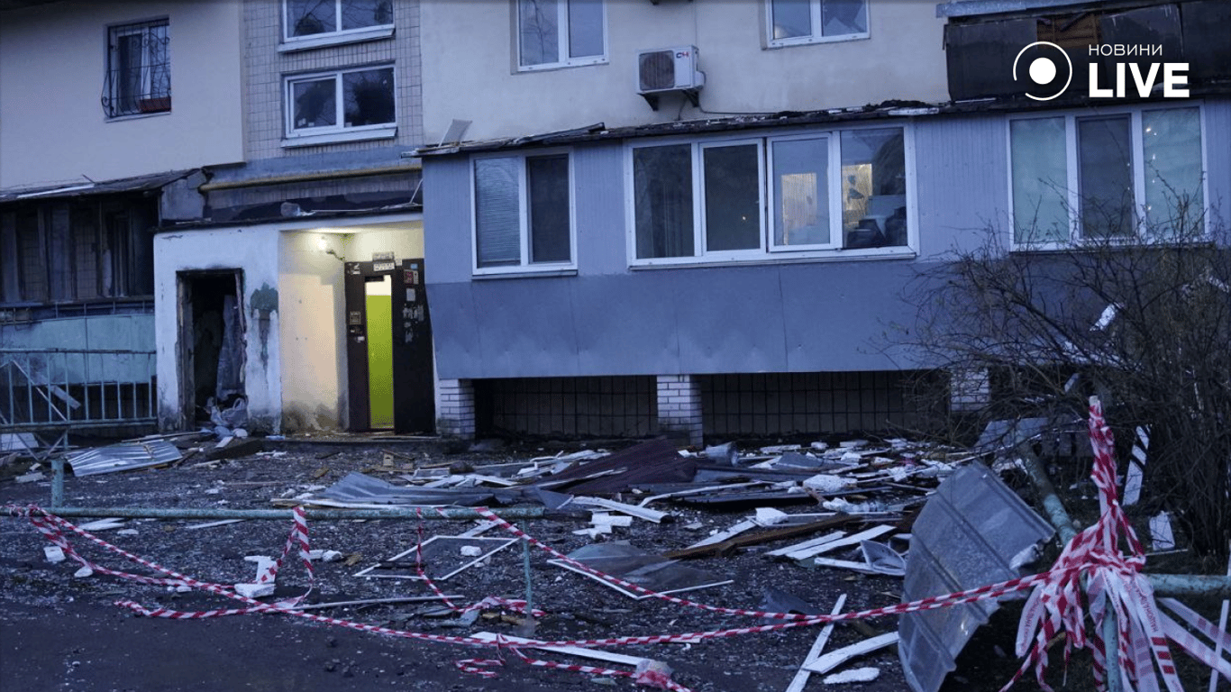 Наслідки обстрілу Києва 23 березня