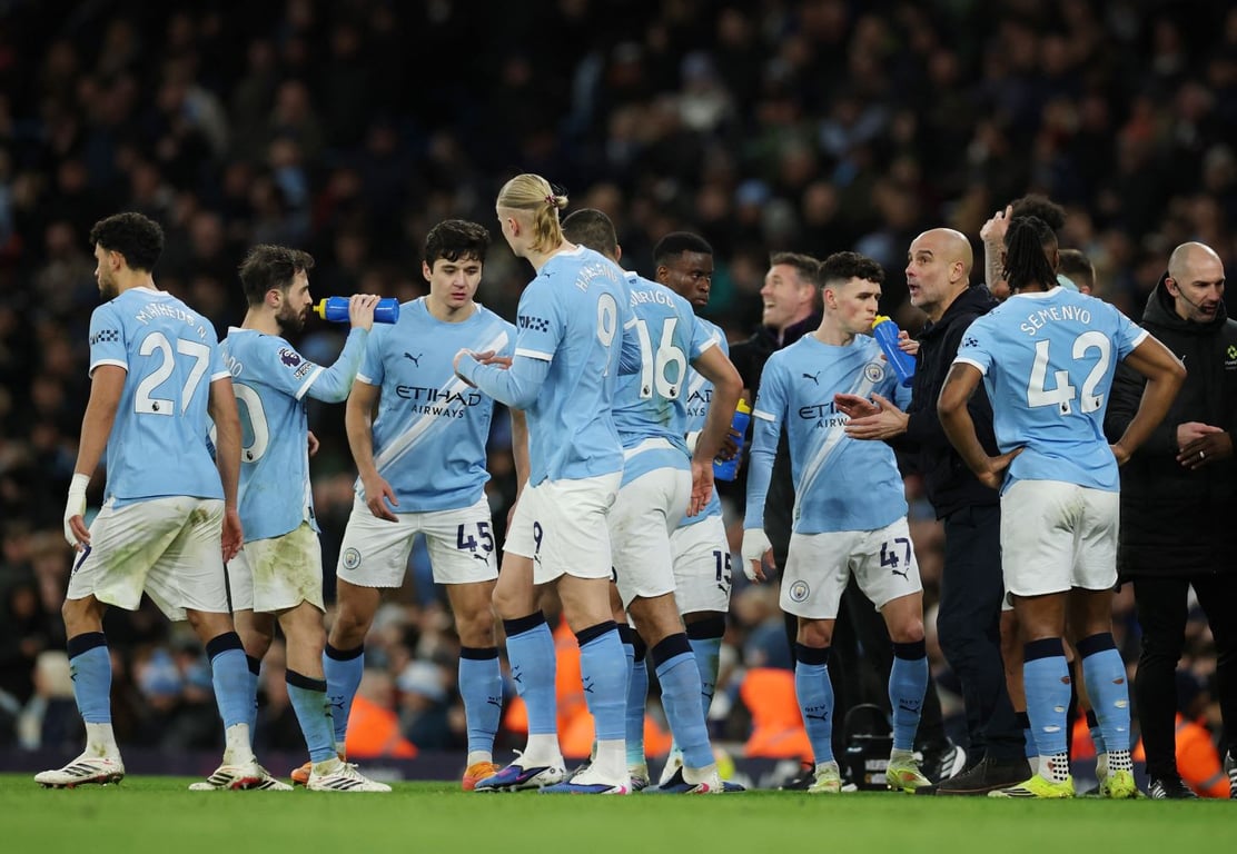 Хосеп Гвардиола и Эрлинг Холанн