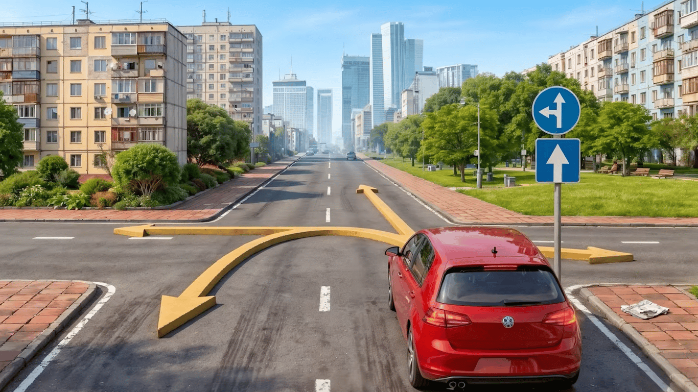 Тест ПДР для досвідчених водіїв: куди дозволенний рух авто