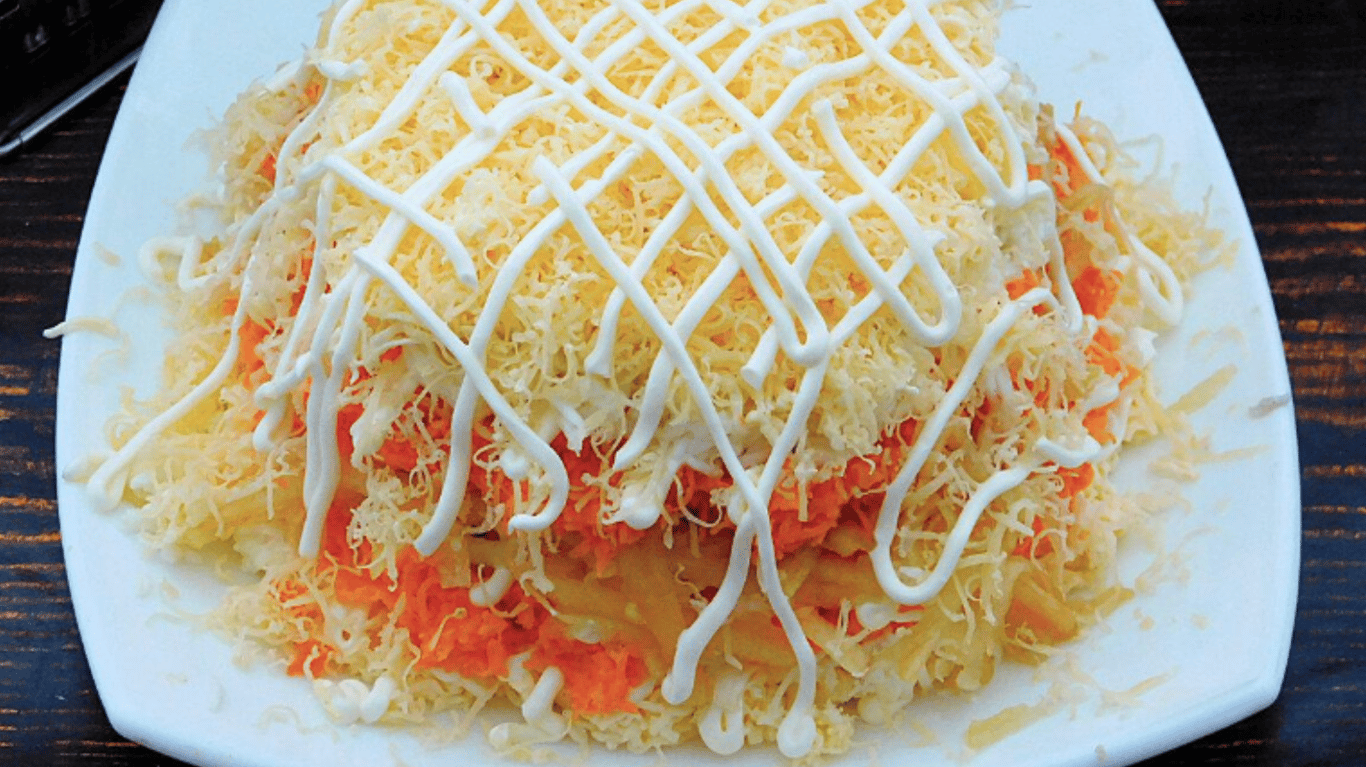 салат з морквою рецепт приготування з фото