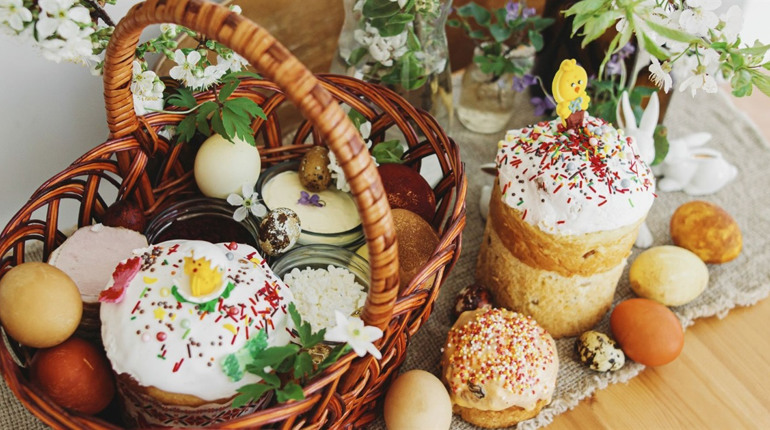 Корзины на Пасху