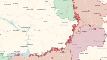 Актуальні онлайн-карти бойових дій в Україні: стан фронту на 24 червня - 285x160