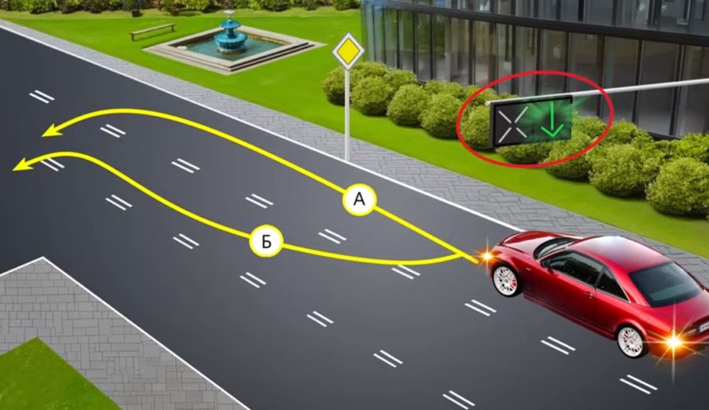 Какая траектория поворота верна — покажите свой уровень знаний ПДД - фото 2