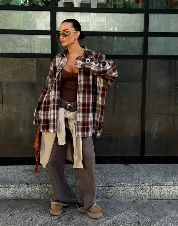 Широкі джинси про стиль і комфорт