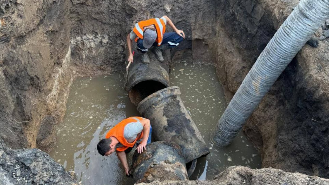 Авария на водопроводе в Одессе: когда дадут воду