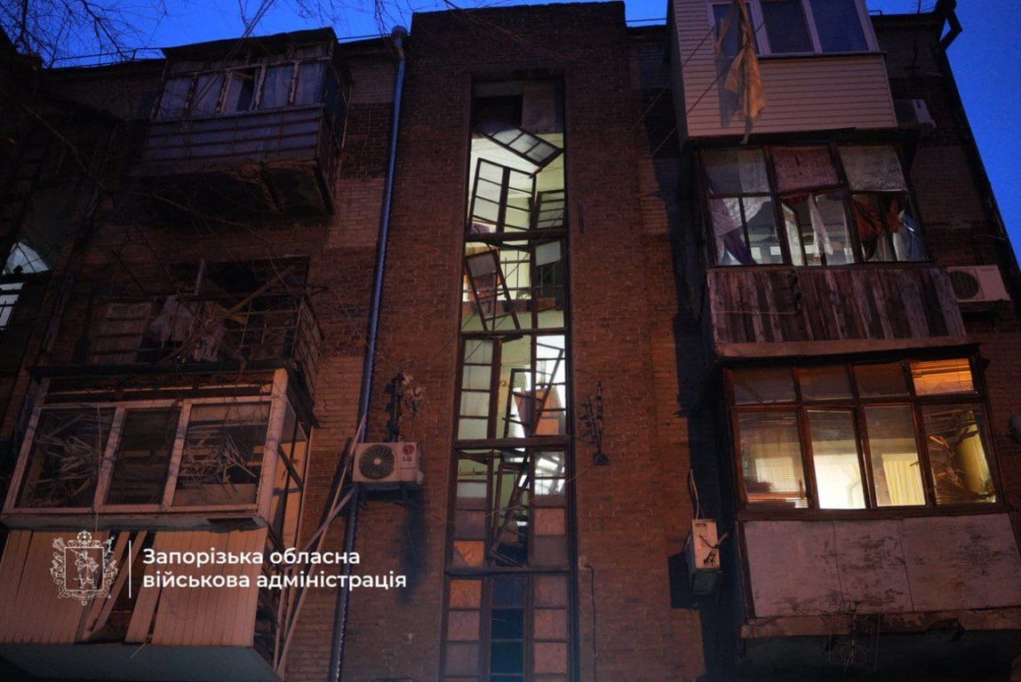Удар по Запоріжжю 18 січня