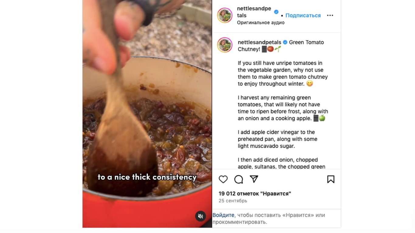 простой рецепт чатни из зеленых томатов