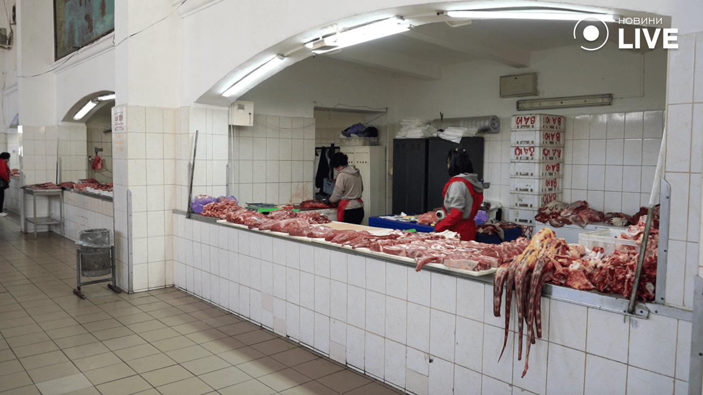 Прилавок з яловичиною