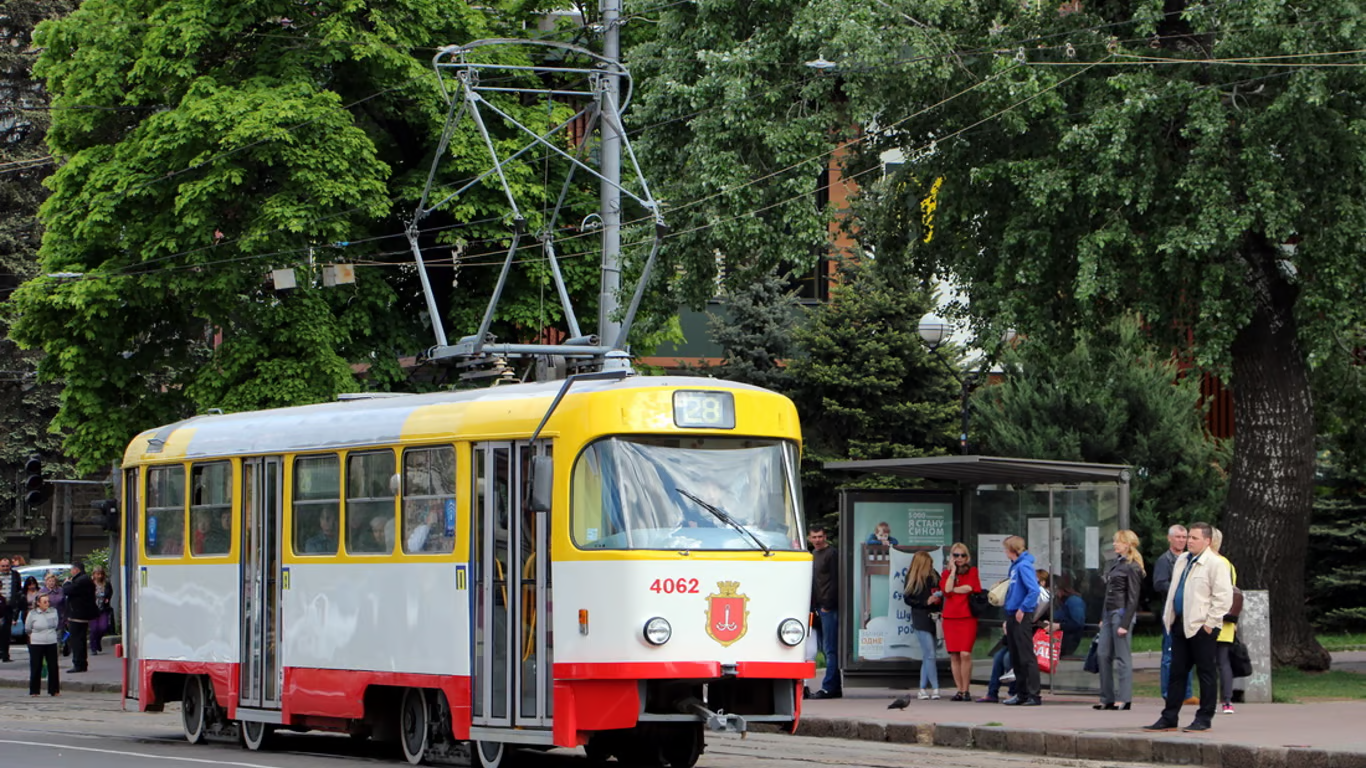 В Одессе временно сократили маршрут некоторых трамваев