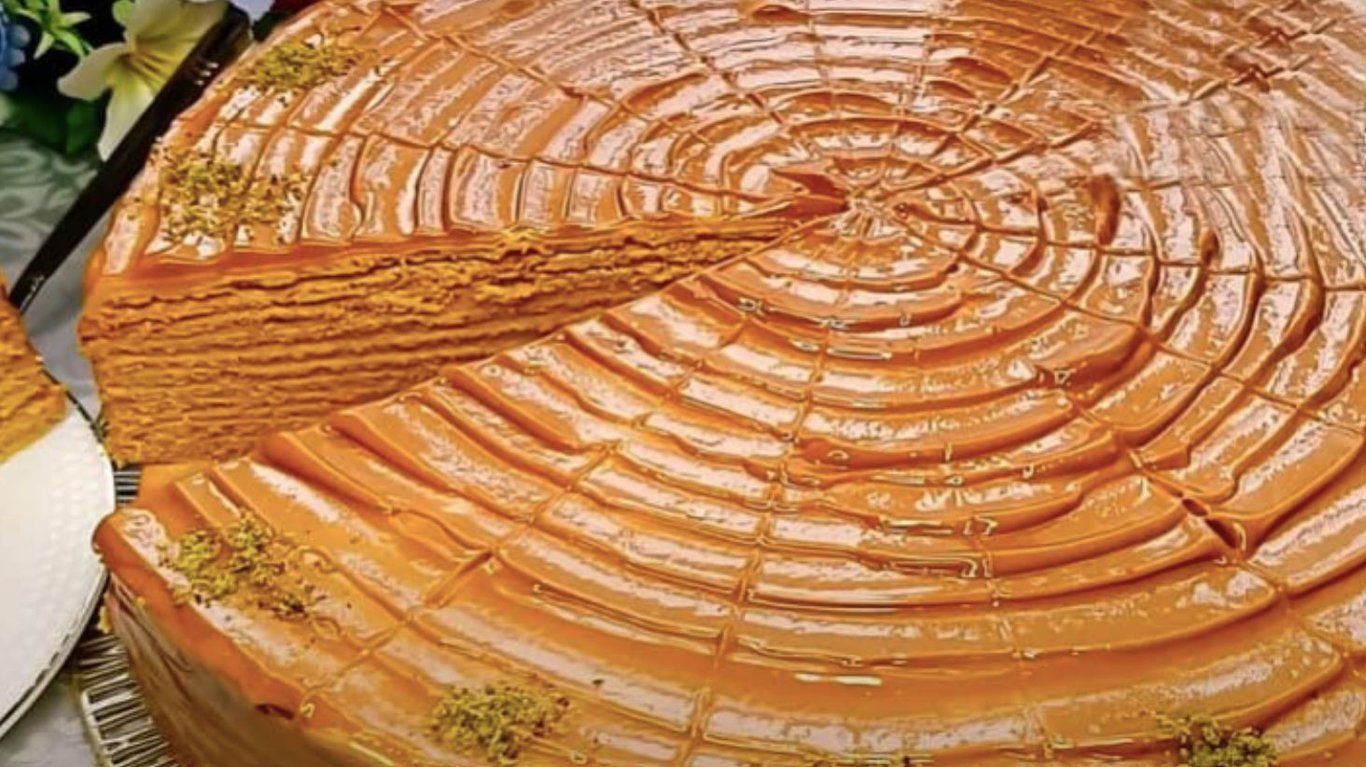 простий аромтаний рецепт Великоднього Медовика