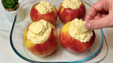 Идеально как десерт или даже завтрак: понадобится творог, яблоки и 1 яйцо - 285x160