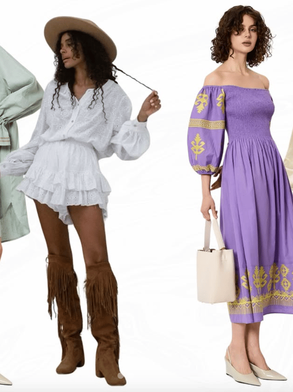 Сукні в стилі бохо мають особливий вигляд