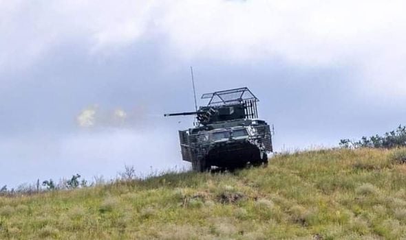 Украинская военная техника на фронте