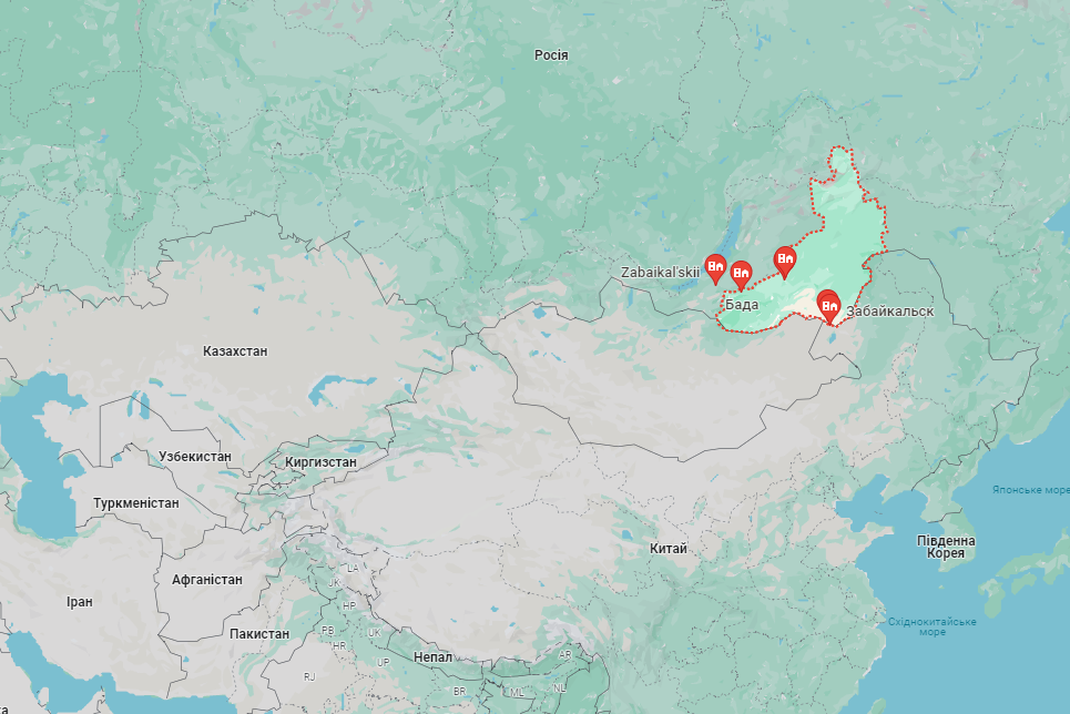 Де розташоване Забайкалля