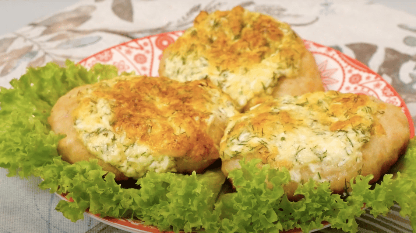 котлети з начинкою в духовці