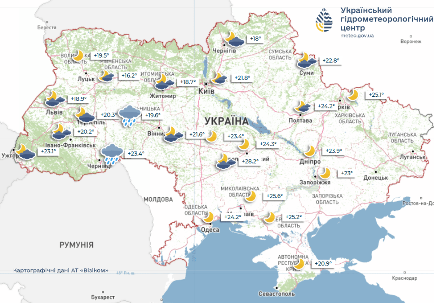 Погода на тиждень