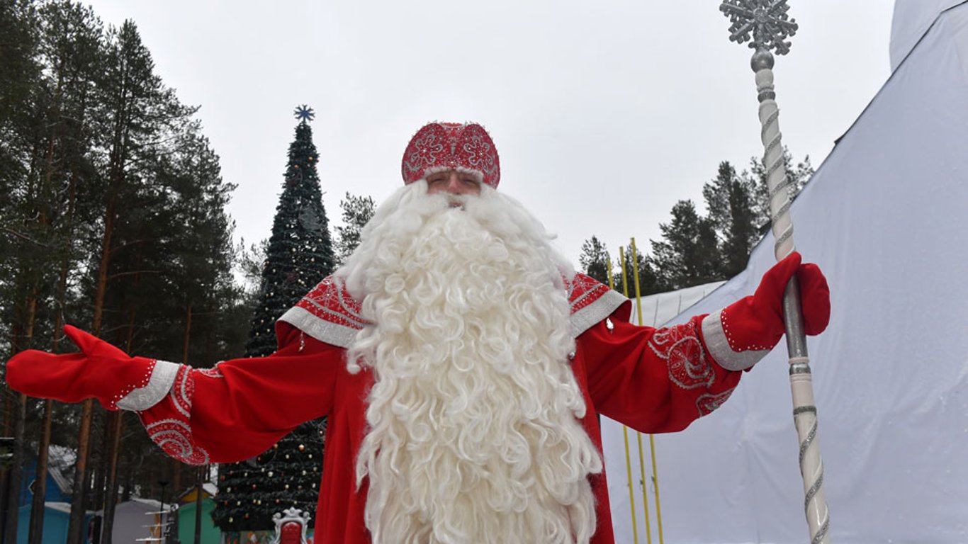 Дед Мороз выбил зубы клиенту под Киевом