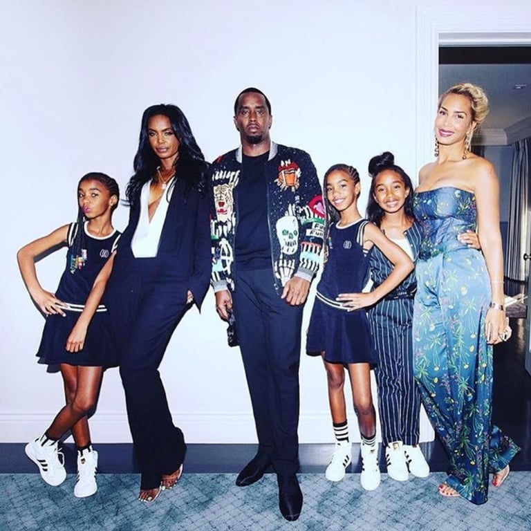 Кім Портер та Шон Комбс з дітьми